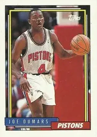 1992-93 Topps #347 - Joe Dumars - Detroit Pistons