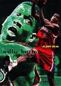 1995-96 Fleer #137 - Willie Burton - Philadelphia 76ers