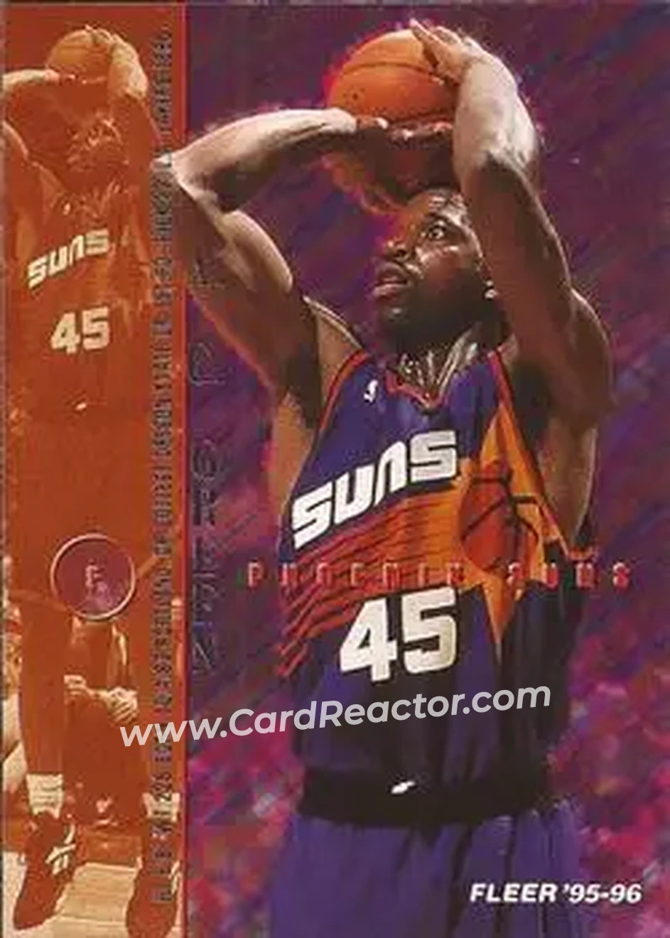1995-96 Fleer #143 - A.C. Green - Phoenix Suns - Front