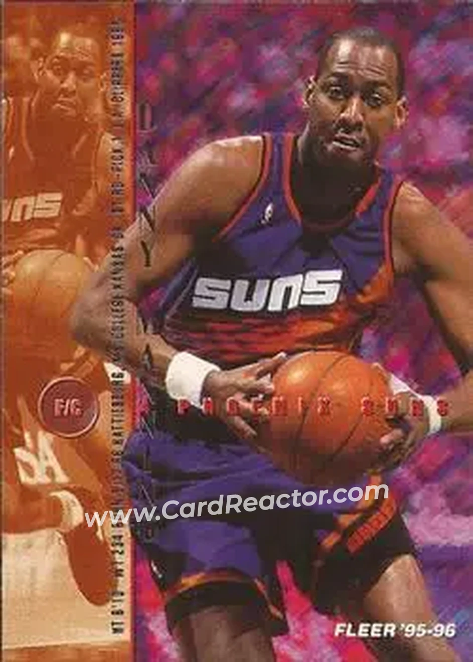 1995-96 Fleer #146 - Danny Manning - Phoenix Suns - Front 1995-96 Fleer #146 - Danny Manning - Phoenix Suns - Front