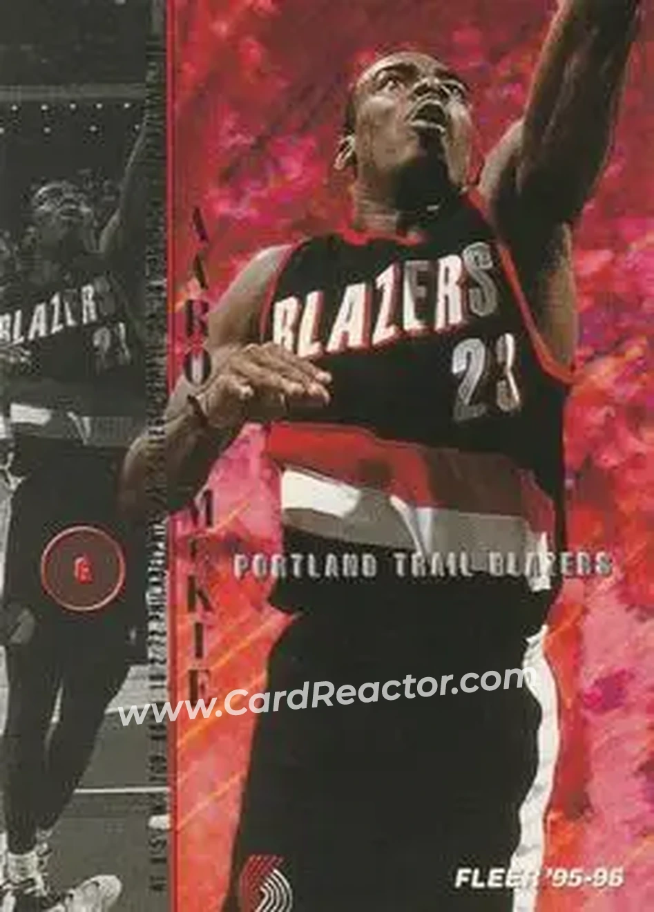 1995-96 Fleer #152 - Aaron McKie - Portland Trail Blazers - Front