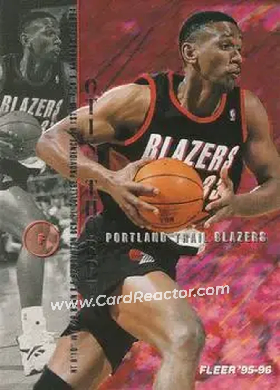 1995-96 Fleer #157 - Otis Thorpe - Portland Trail Blazers - Front 1995-96 Fleer #157 - Otis Thorpe - Portland Trail Blazers - Front