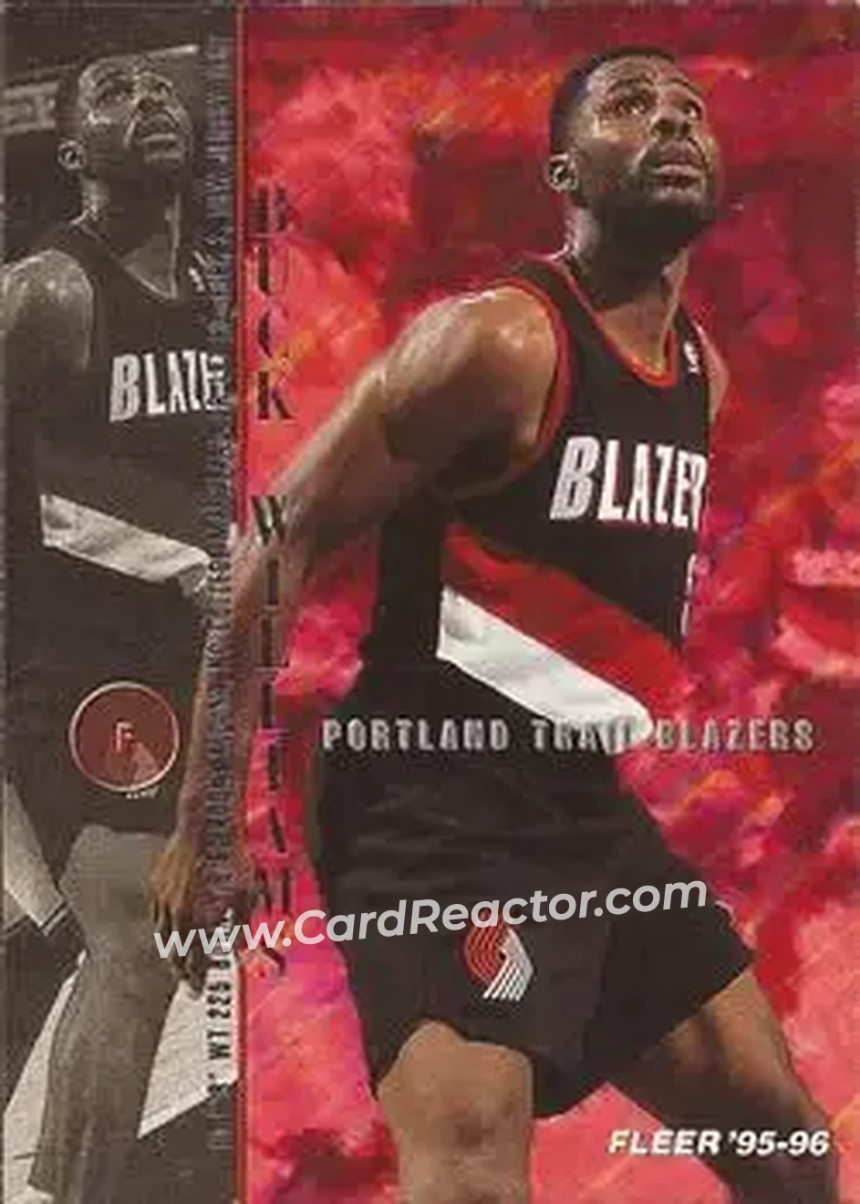 1995-96 Fleer #158 - Buck Williams - Portland Trail Blazers - Front