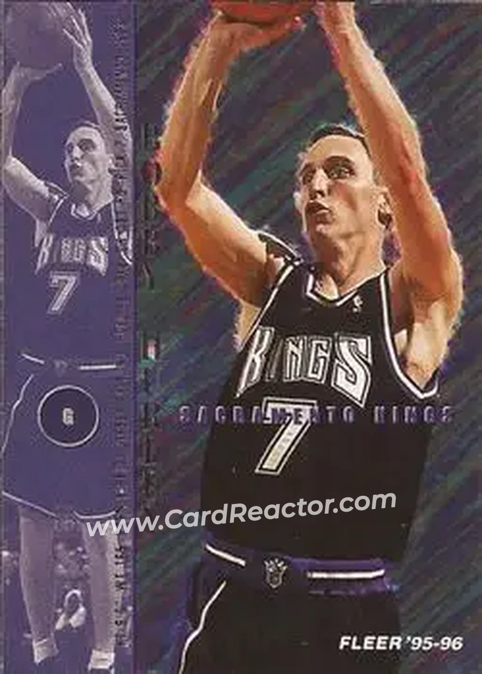 1995-96 Fleer #160 - Bobby Hurley - Sacramento Kings - Front