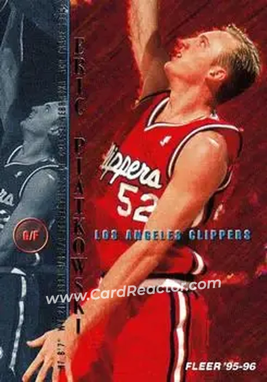 1995-96 Fleer #229 - Eric Piatkowski - Los Angeles Clippers - Front