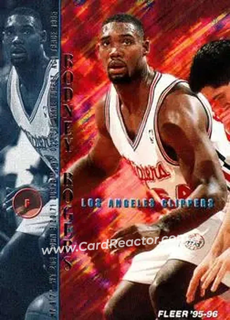 1995-96 Fleer #230 - Rodney Rogers - Los Angeles Clippers - Front