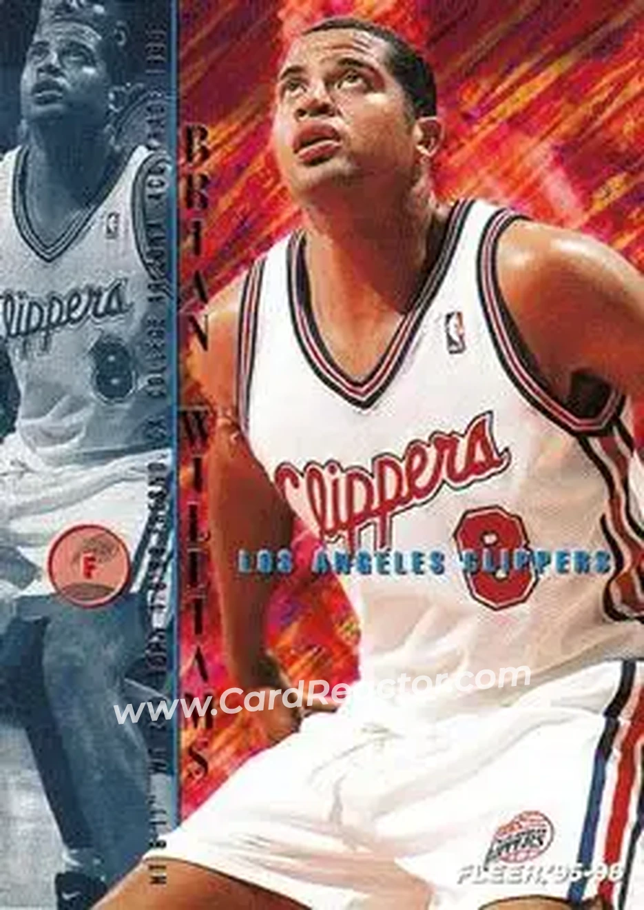 1995-96 Fleer #231 - Bison Dele - Los Angeles Clippers - Front