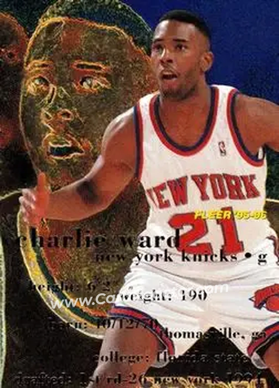 1995-96 Fleer #241 - Charlie Ward - New York Knicks - Front