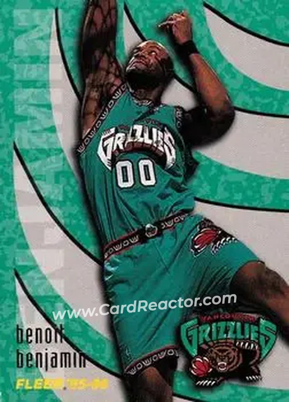 1995-96 Fleer #272 - Benoit Benjamin - Vancouver Grizzlies - Front 1995-96 Fleer #272 - Benoit Benjamin - Vancouver Grizzlies - Front