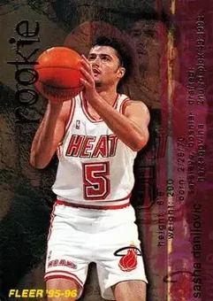 1995-96 Fleer #288 - Sasha Danilović - Miami Heat