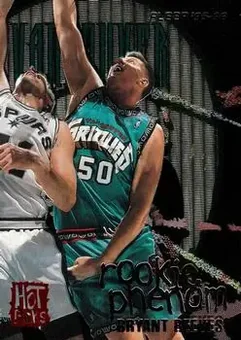 1995-96 Fleer - Rookie Phenom Hot Pack #4 - Bryant Reeves - Vancouver Grizzlies