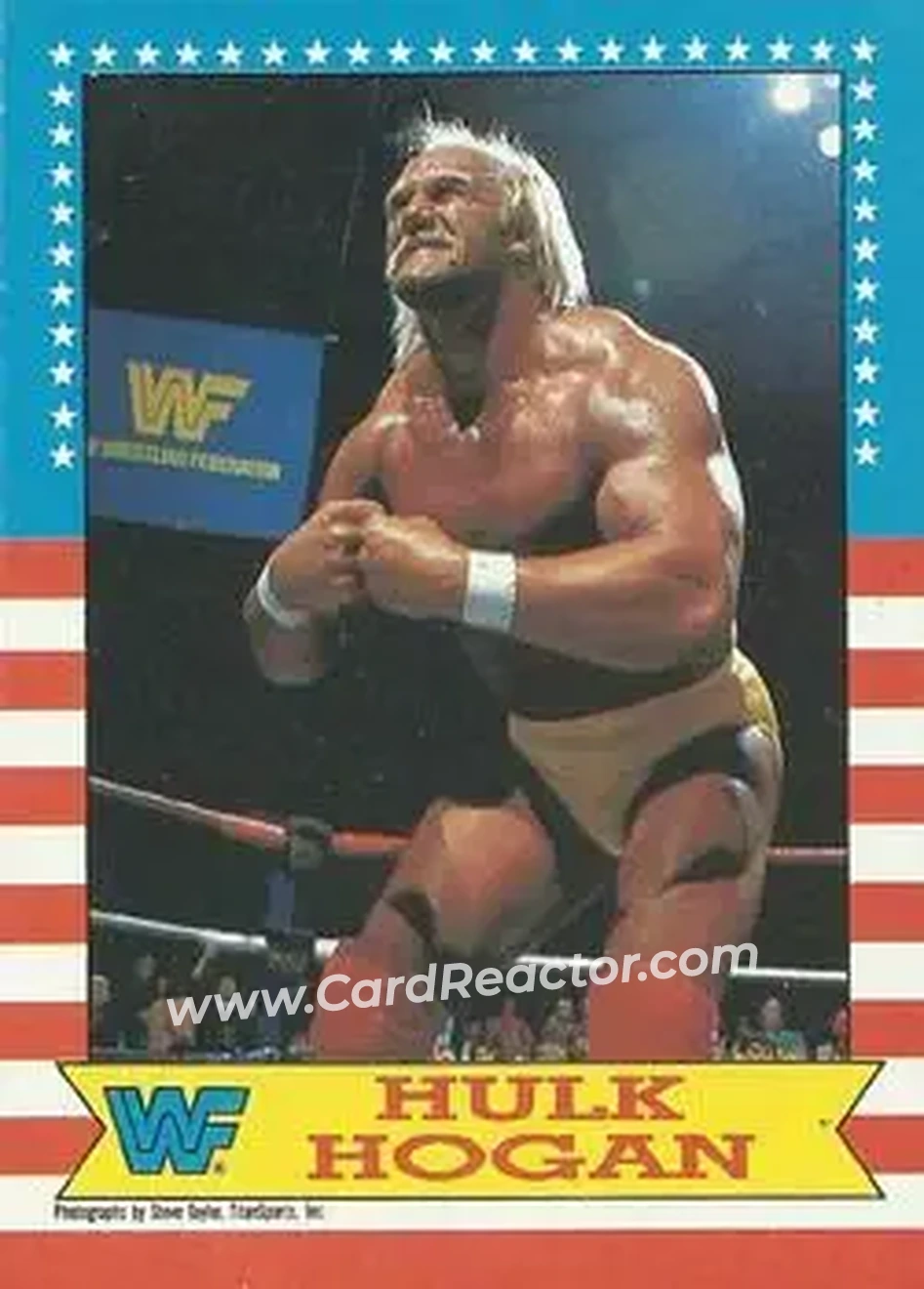 1987 Topps WWF #3 - Hulk Hogan - Front 1987 Topps WWF #3 - Hulk Hogan - Front
