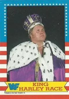 1987 Topps WWF #10 - King Harley Race