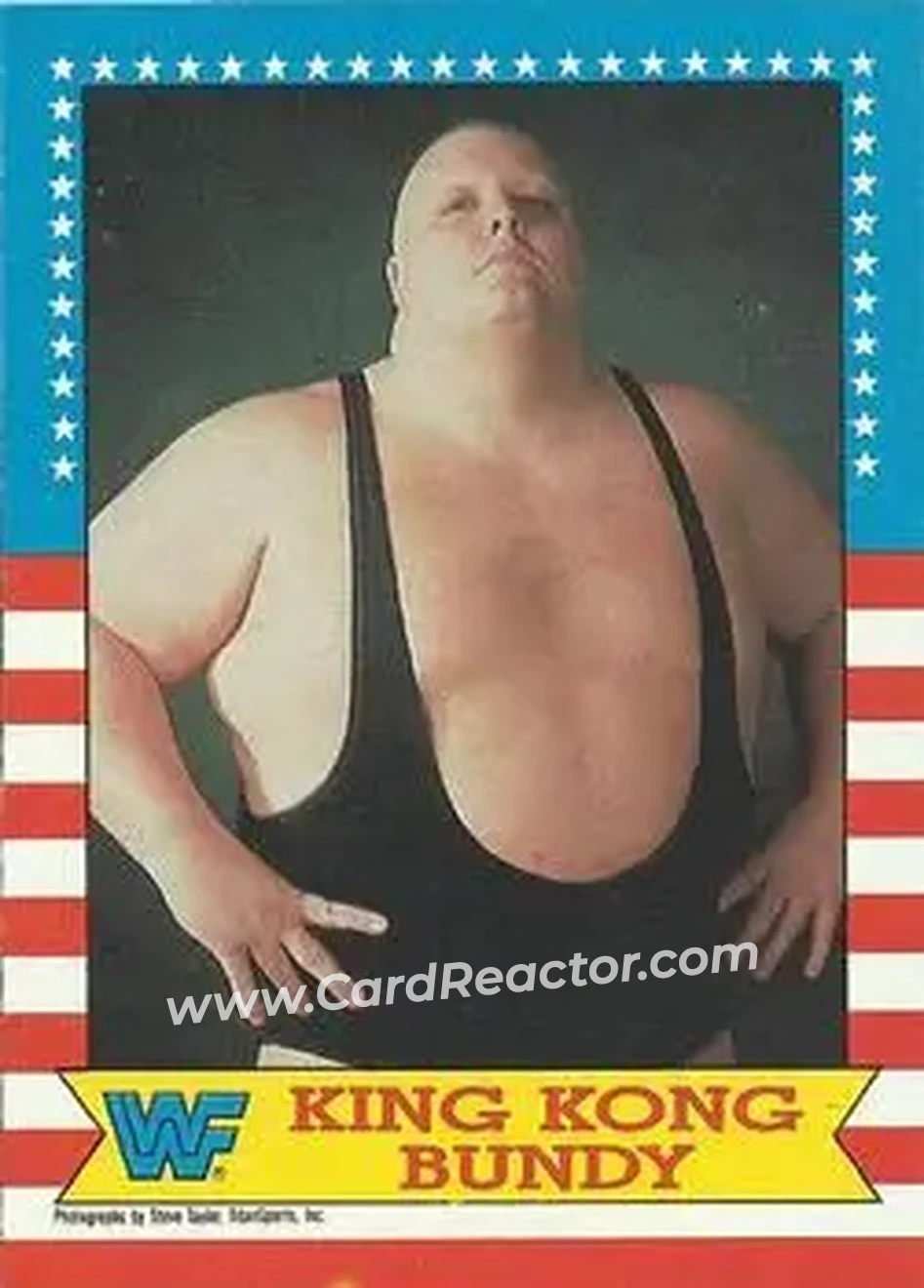 1987 Topps WWF #15 - King Kong Bundy