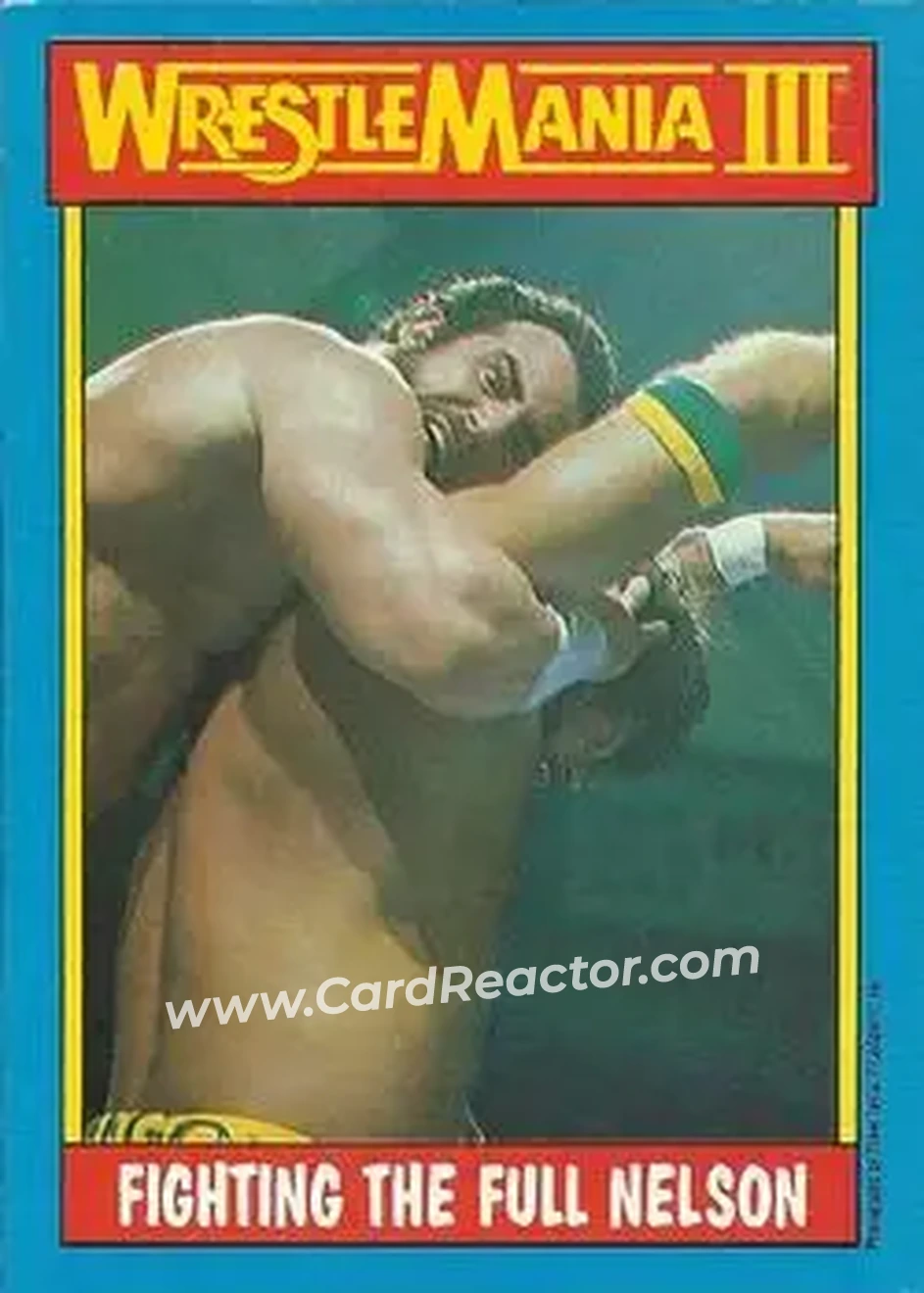 1987 Topps WWF #51 - Card #51 - Front