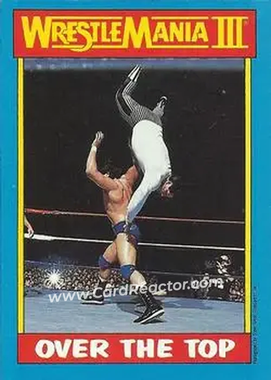 1987 Topps WWF #53 - Card #53 - Front