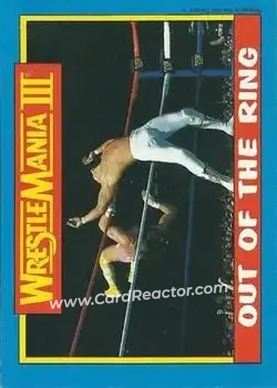 1987 Topps WWF #55 - Card #55 - Front