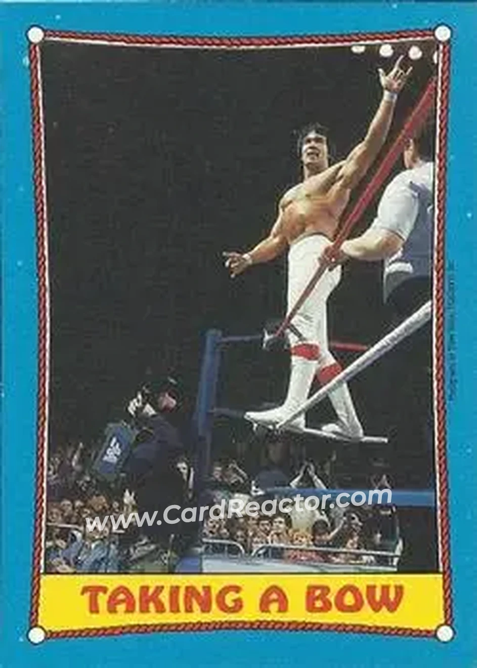 1987 Topps WWF #65 - Card #65 - Front