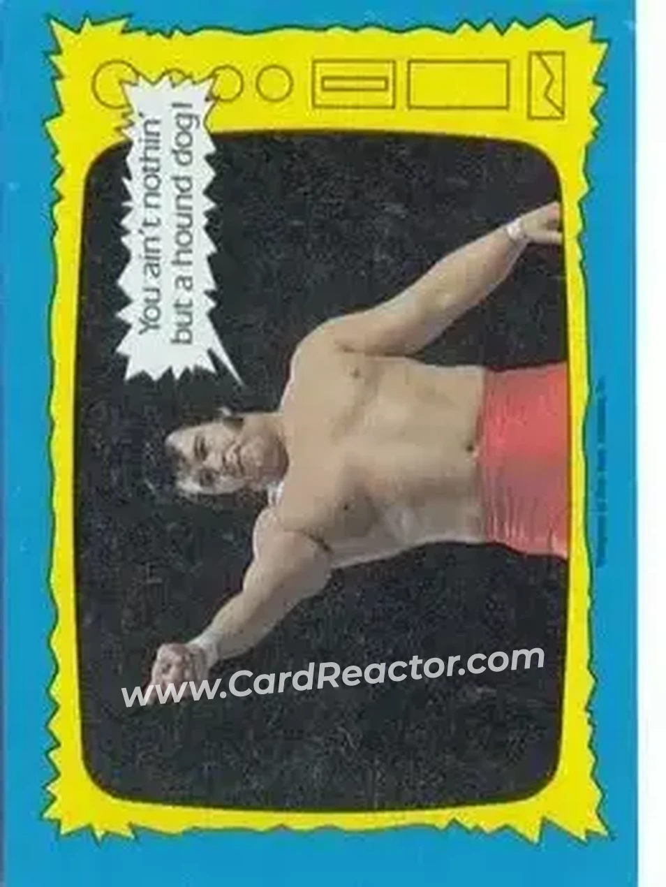 1987 Topps WWF #73 - Honky Tonk Man