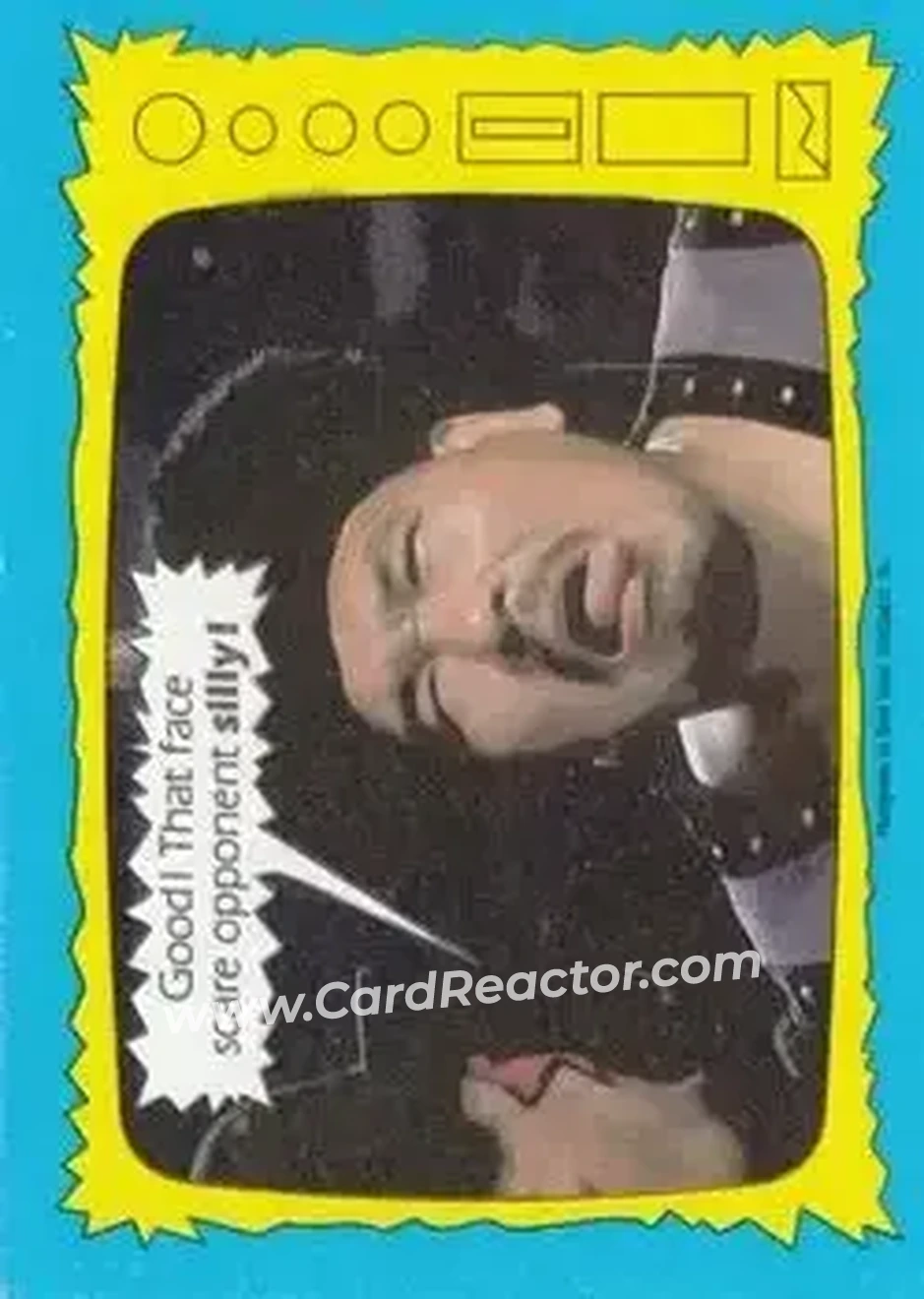 1987 Topps WWF #75 - Killer Khan