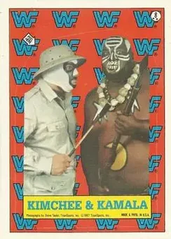 1987 Topps WWF #8 Stickers Card #8