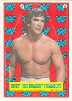 1987 Topps WWF - Stickers #15 - Ricky "The Dragon" Steamboat
