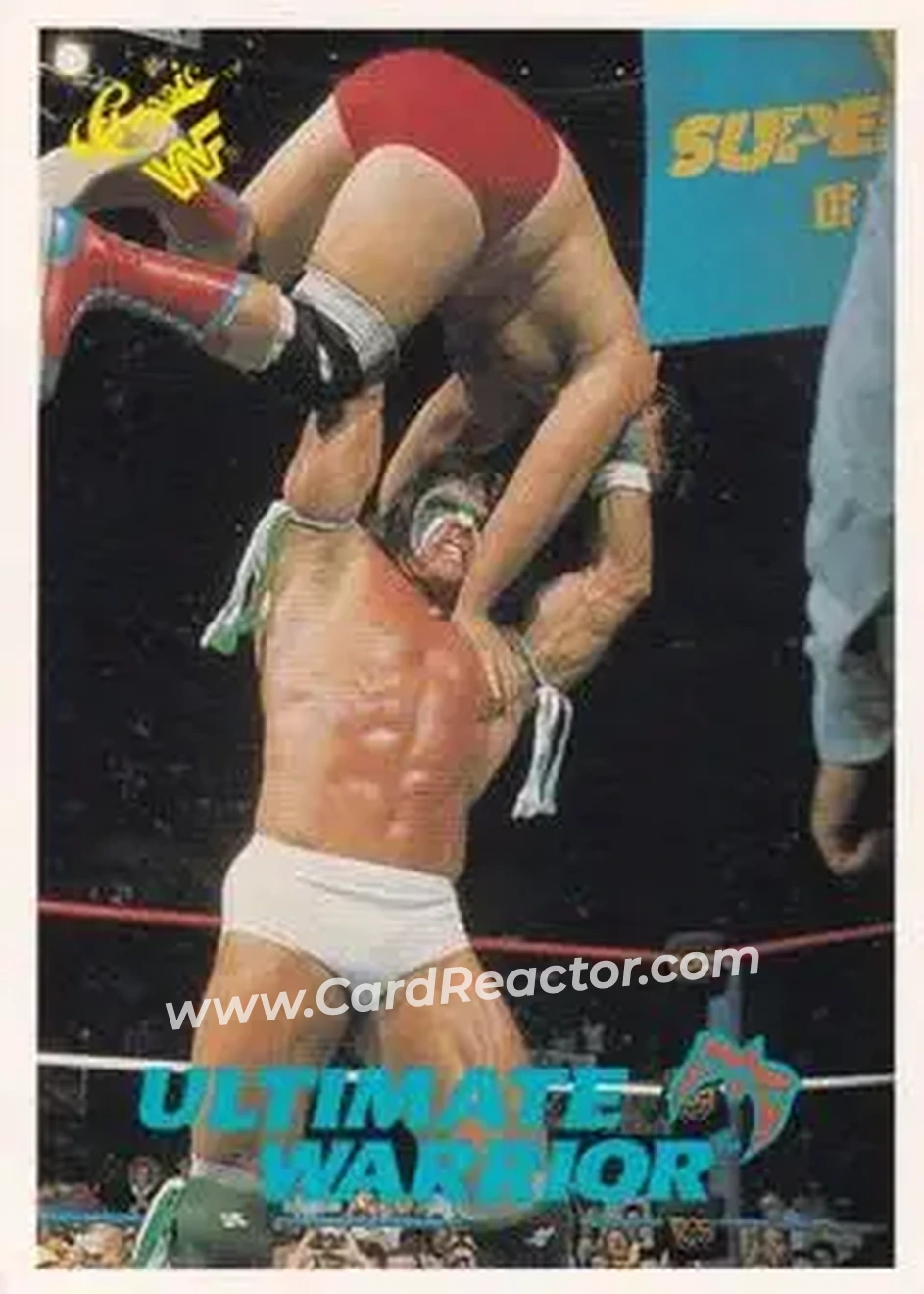 1989 Classic WWF #5 - The Ultimate Warrior - Front 1989 Classic WWF #5 - The Ultimate Warrior - Front
