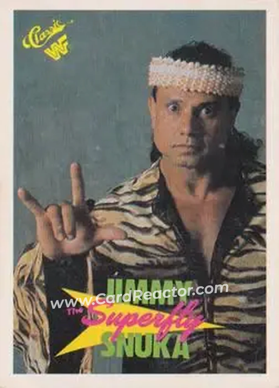 1989 Classic WWF #69 - Superfly Jimmy Snuka