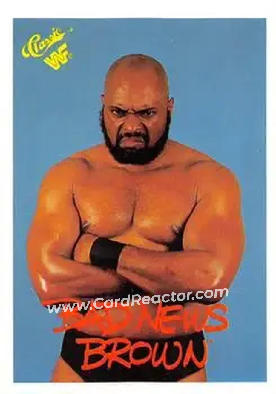 1989 Classic WWF #79 - Bad News Brown
