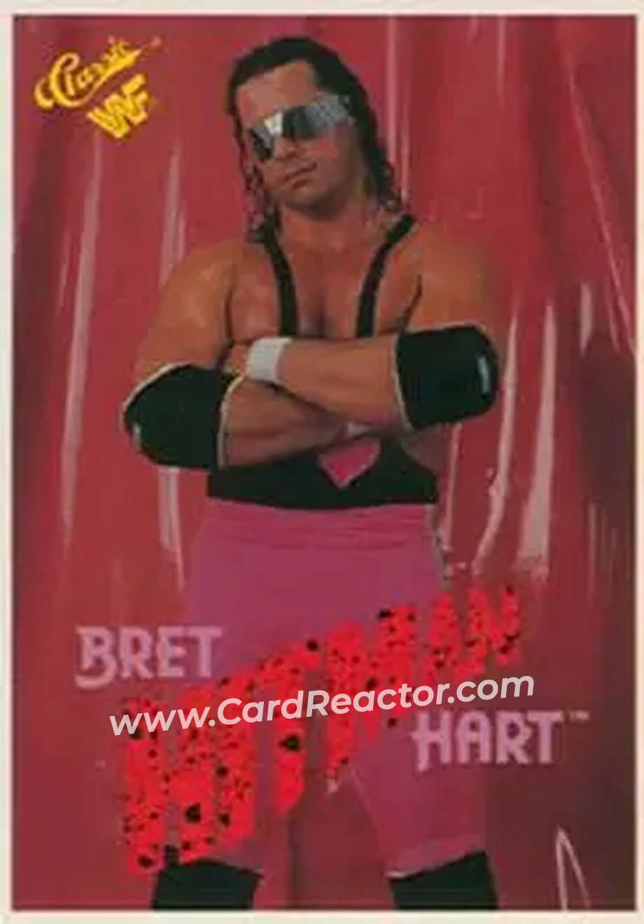 1989 Classic WWF #95 - Bret "Hit Man" Hart
