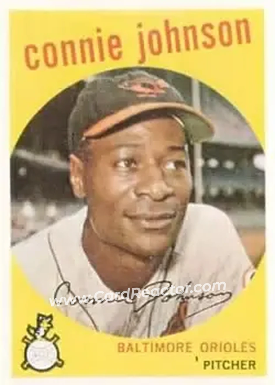 1959 Topps #21 - Connie Johnson - Baltimore Orioles - Front 1959 Topps #21 - Connie Johnson - Baltimore Orioles - Front