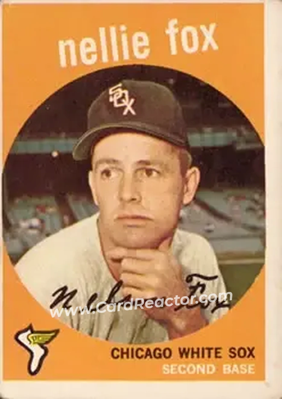 1959 Topps #30 - Nelson Fox - Chicago White Sox - Front
