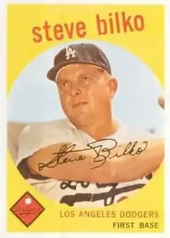 1959 Topps #43 - Steve Bilko - Los Angeles Dodgers