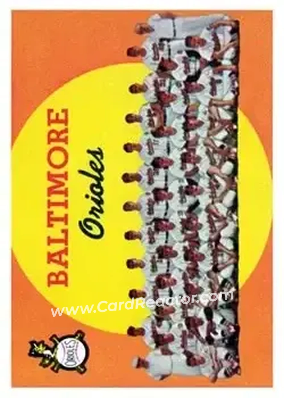 1959 Topps #48 - Card #48 - Baltimore Orioles - Front