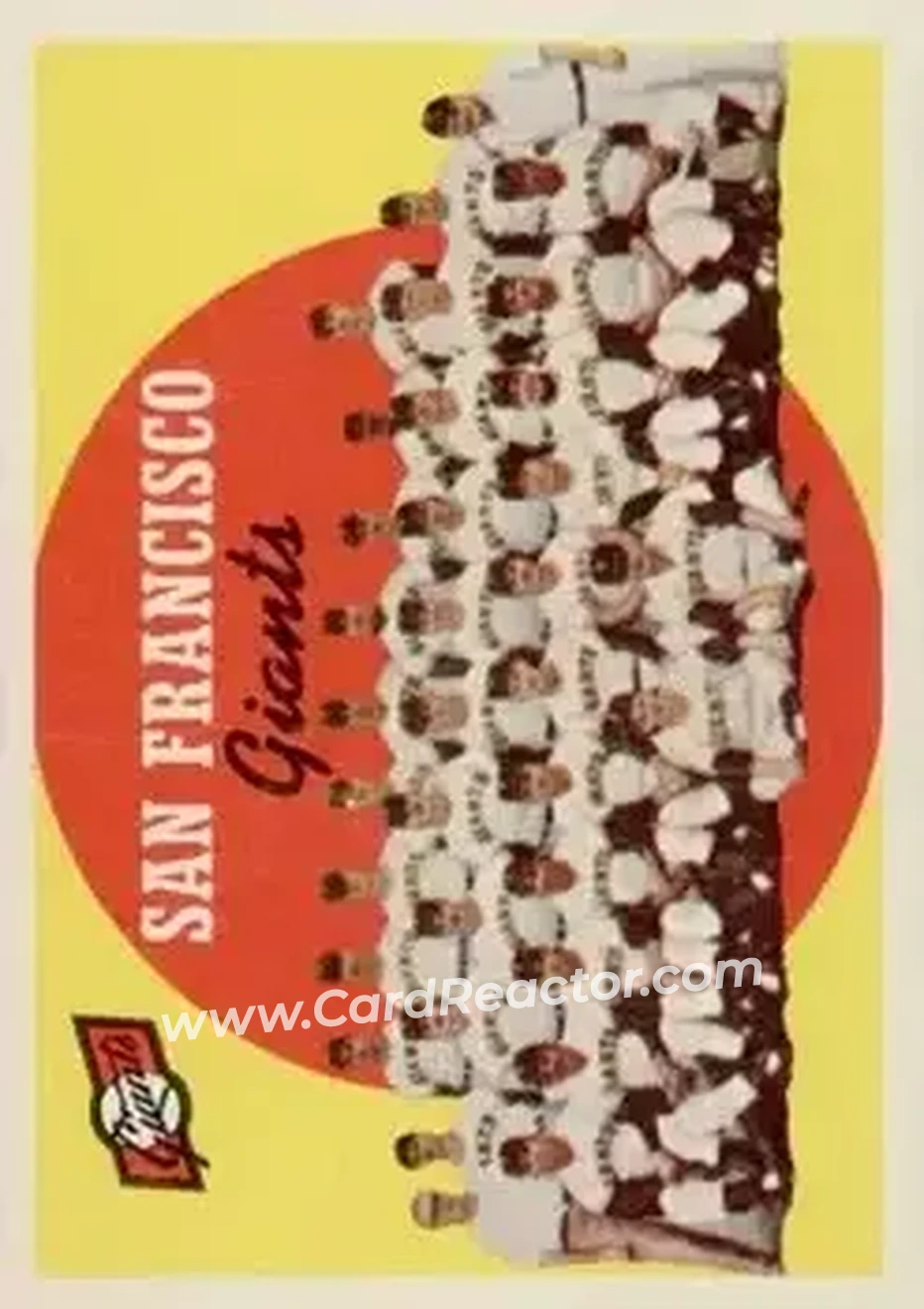 1959 Topps #69 - Card #69 - San Francisco Giants - Front 1959 Topps #69 - Card #69 - San Francisco Giants - Front