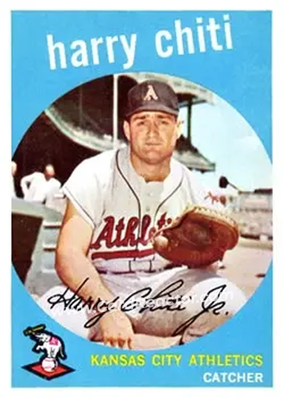 1959 Topps #79 - Harry Chiti - Kansas City Athletics - Front 1959 Topps #79 - Harry Chiti - Kansas City Athletics - Front