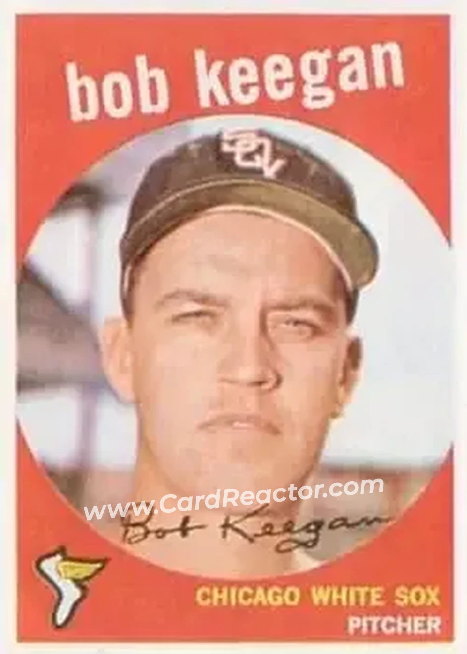 1959 Topps #86 - Bob Keegan - Chicago White Sox - Front