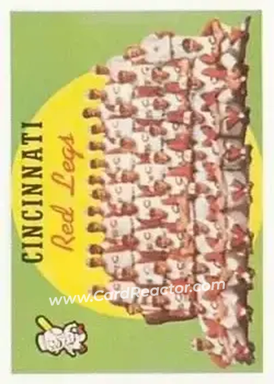 1959 Topps #111 - Card #111 - Cincinnati Redlegs - Front 1959 Topps #111 - Card #111 - Cincinnati Redlegs - Front