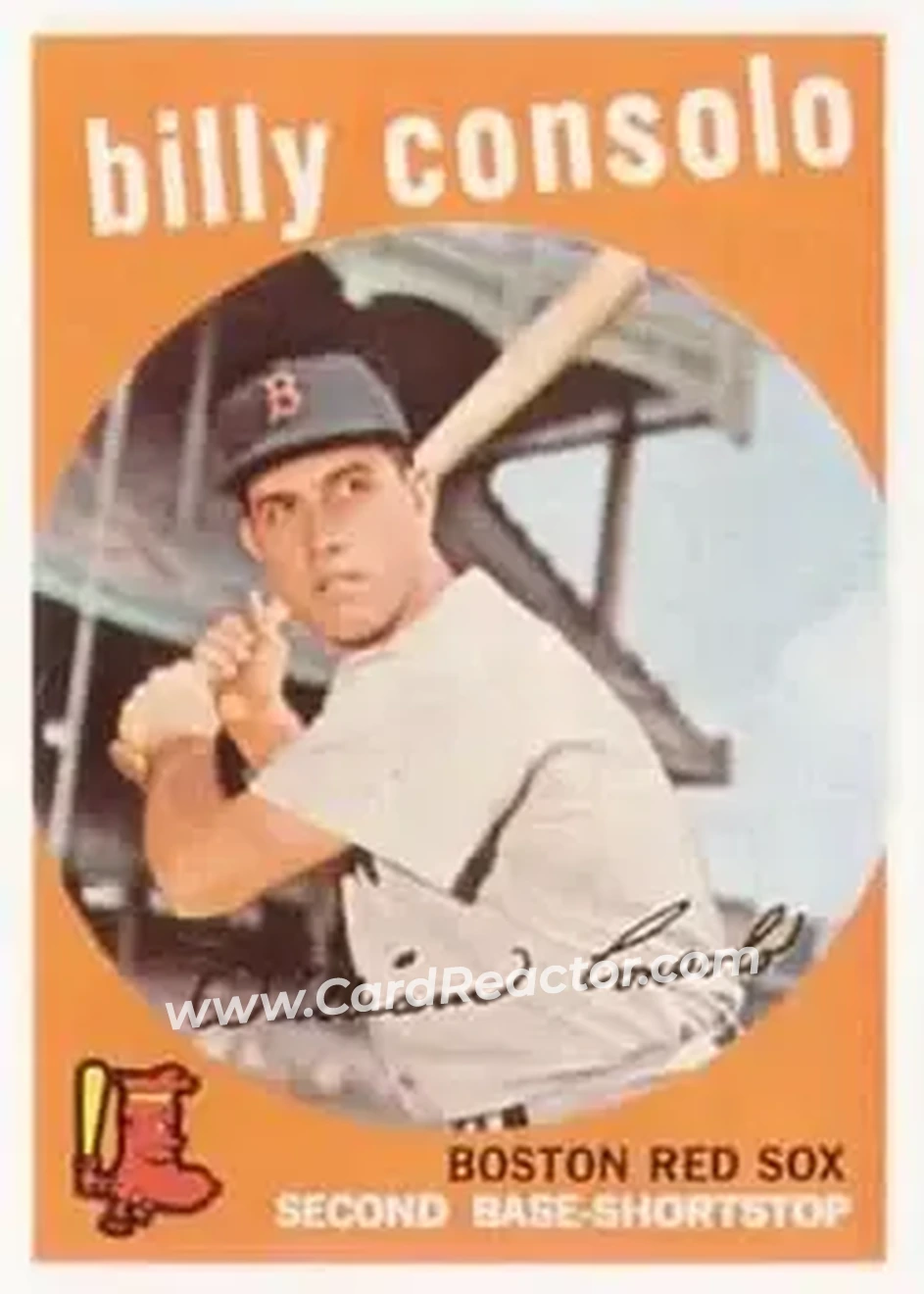 1959 Topps #112 - Billy Consolo - Boston Red Sox - Front 1959 Topps #112 - Billy Consolo - Boston Red Sox - Front