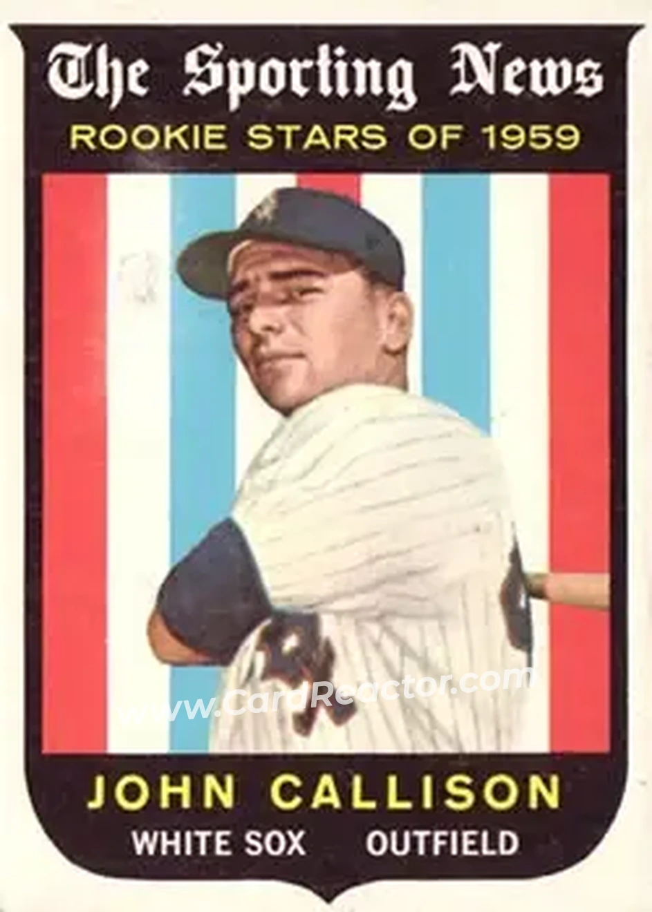 1959 Topps #119 - Johnny Callison - Chicago White Sox - Front