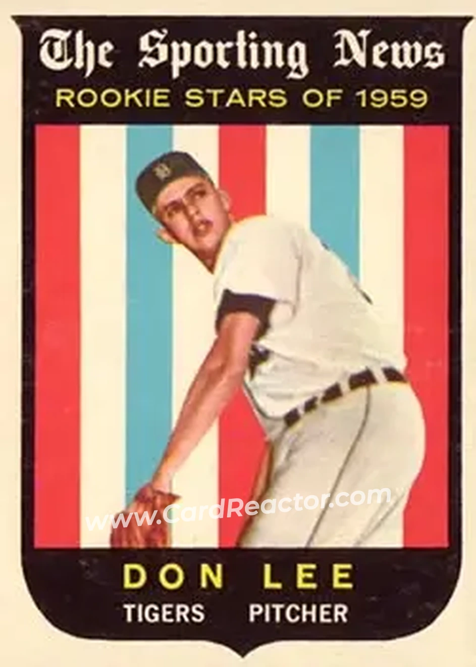 1959 Topps #132 - Don Lee - Detroit Tigers - Front 1959 Topps #132 - Don Lee - Detroit Tigers - Front