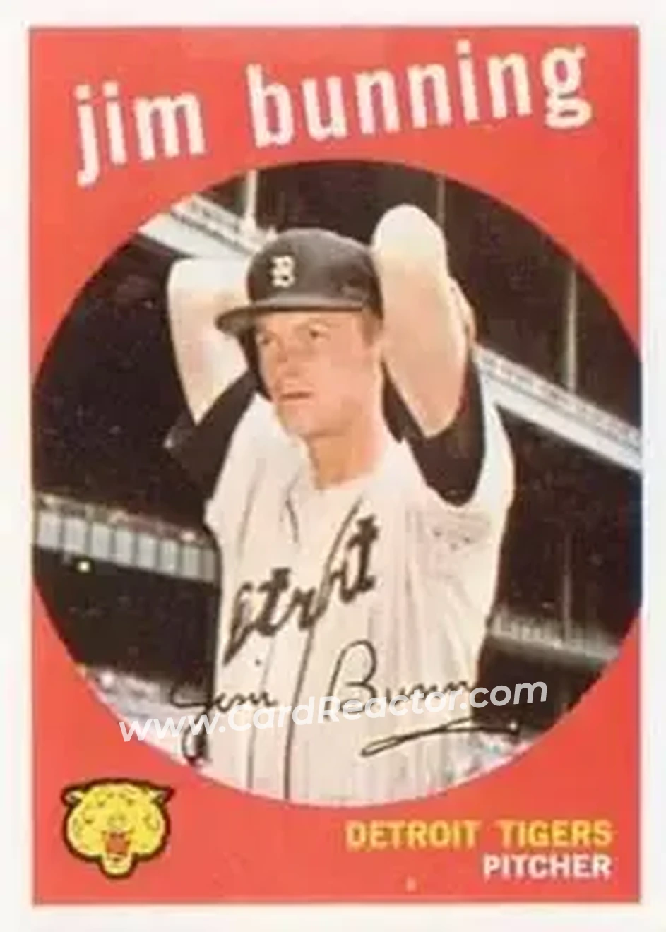 1959 Topps #149 - Jim Bunning - Detroit Tigers - Front