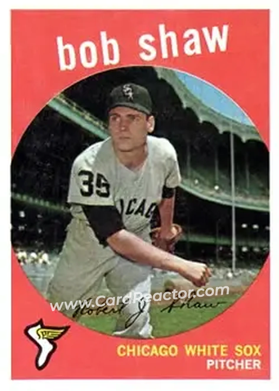 1959 Topps #159 - Bob Shaw - Chicago White Sox - Front