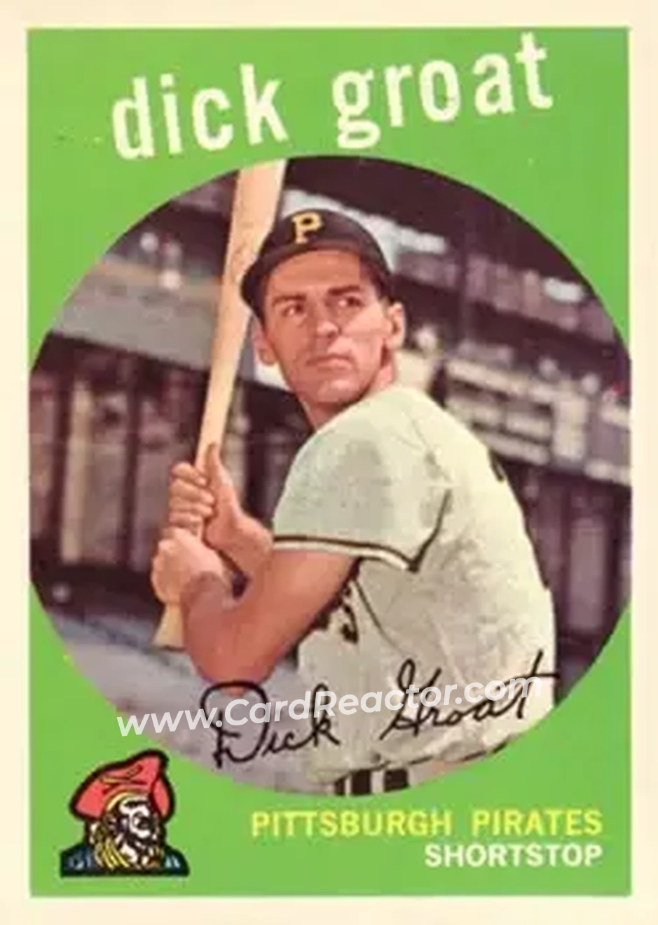 1959 Topps #160 - Dick Groat - Pittsburgh Pirates