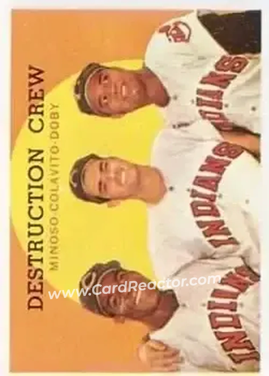 1959 Topps #166 - Card #166 - Cleveland Indians - Front