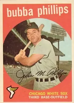 1959 Topps #187 - Bubba Phillips - Chicago White Sox