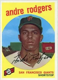 1959 Topps #216b - Andre Rodgers - San Francisco Giants