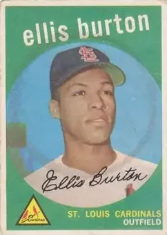 1959 Topps #231b - Ellis Burton - St. Louis Cardinals