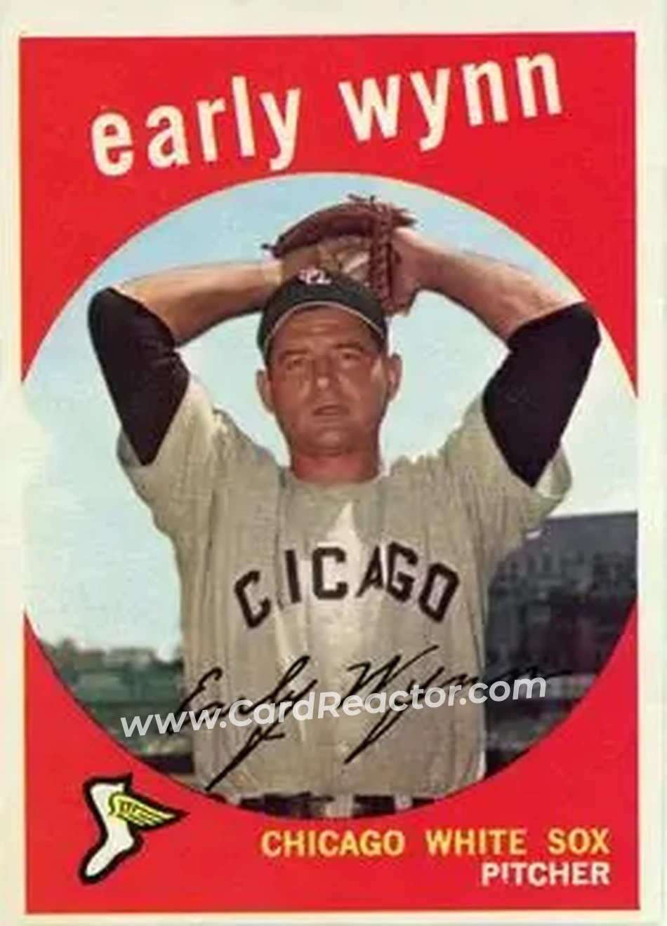 1959 Topps #260b - Early Wynn - Chicago White Sox - Front