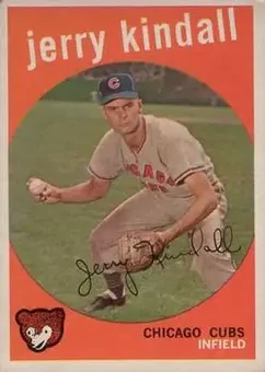 1959 Topps #274b - Jerry Kindall - Chicago Cubs